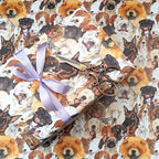 Glossy Coated Virgin Craft Paper Material Pinkish Custom Diy Crafts Gift Packaging Personalised Wrapping Paper