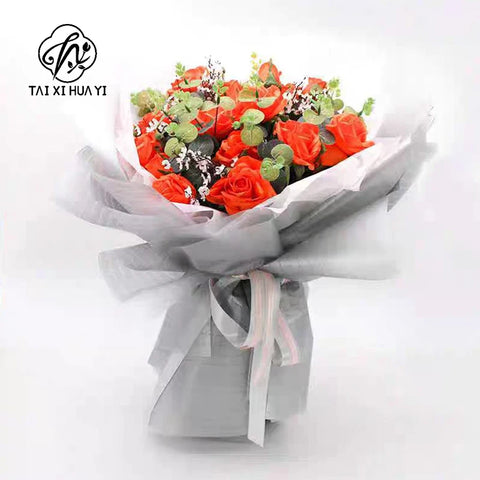 Flower Packaging Paper Translucent Misty Design Single Small DIY Floral Materials for Flower Shop Handmade