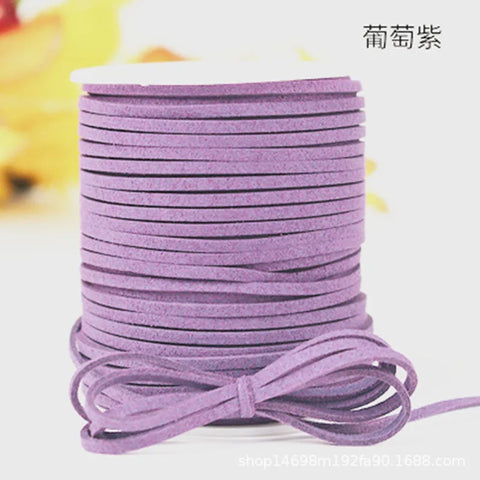 Wholesale 45-Yard Velvet 3mm Flat PVC Strap Floral Suede Binding for DIY Crafts Christmas Birthday Halloween