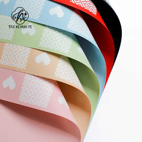 Single-sided Coated Waterproof Flower Packaging Paper for Bouquet Flower Arrangement Packaging