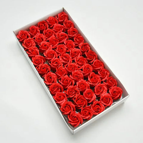 Three-Layer DIY Christmas Valentine's Day Soap Flower Bouquet Rose Simulation Artificial Flowers for Decorative Gift Packaging