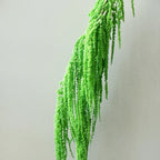 Preserved DIY Tassel Dried Decoration Flower Wall Backdrop White Artificial Flower Table Runners for Wedding Decor