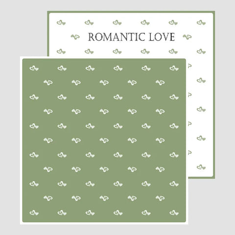 DIY Handmade Gift Packaging Paper Single-sided Waterproof Flower and Love Bouquet Paper for Coated Gifts