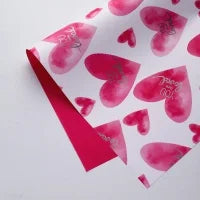 Waterproof Ouya Paper Valentine's Day Bouquet Packaging Single Side Coated Love at First Sight
