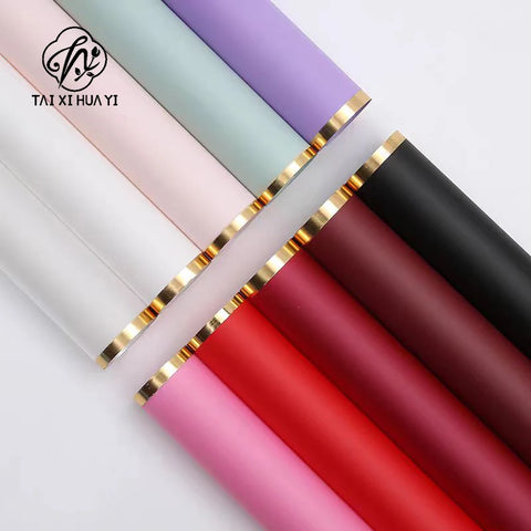 Wholesale 58*58cm Waterproof Flower Bouquet Packaging Wrapping Paper Florist Supplies for Flowers Packing Materials
