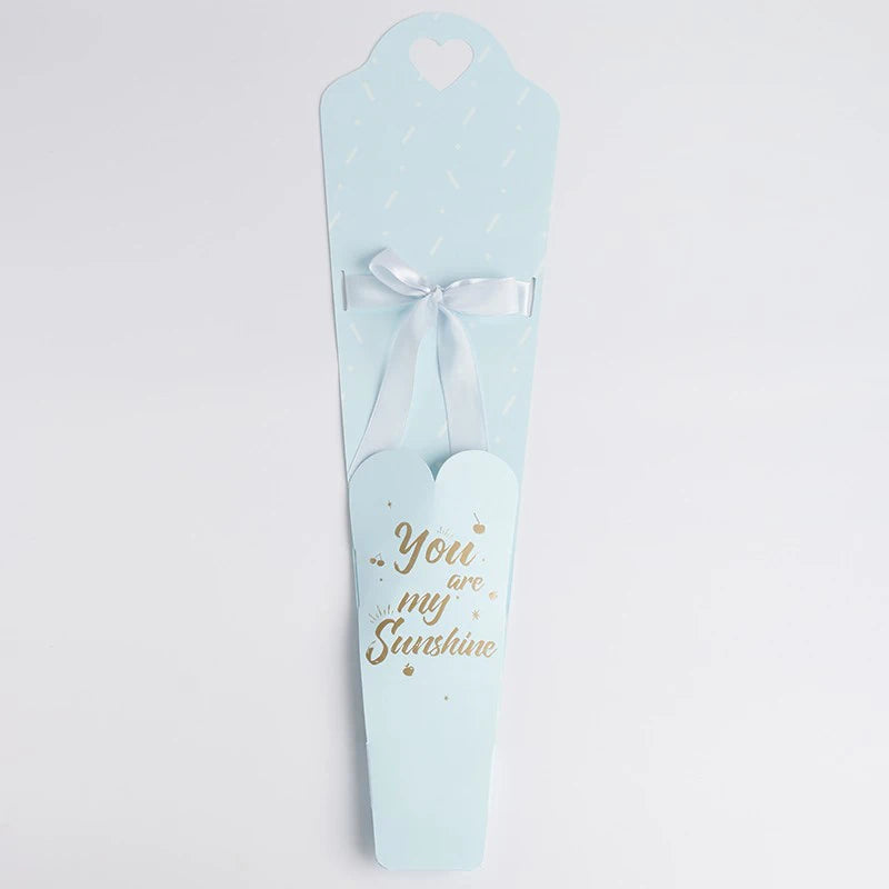 10pcs New Creative Kraft Paper Flower Box for Valentines Day Gifts and Flower Wrapping Packaging