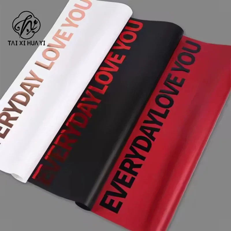 European English Newspaper Korean Bundle Paper with Single-Sided Coating Fresh Flower Packaging Material