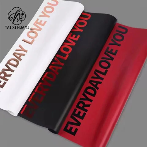 European English Newspaper Korean Bundle Paper with Single-Sided Coating Fresh Flower Packaging Material