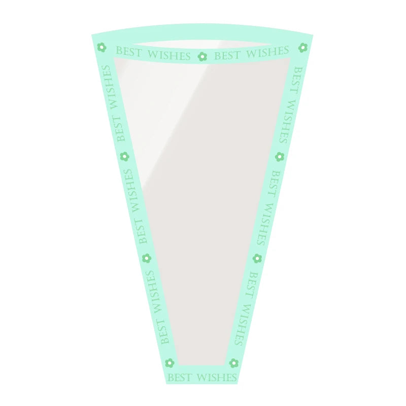 Multi-piece Transparent Waterproof Flower Packaging Bag Virgin Pulp Style with PE Coating for Gift Shop Use
