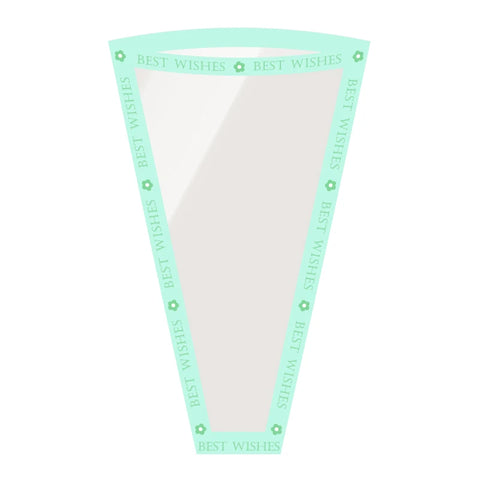 Multi-piece Transparent Waterproof Flower Packaging Bag Virgin Pulp Style with PE Coating for Gift Shop Use