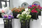 Plastic 6L Durable Drop Resistant Hydroponics Flower Arrangement Container Drainage Hole Long Pole Garden Home Use Wholesale