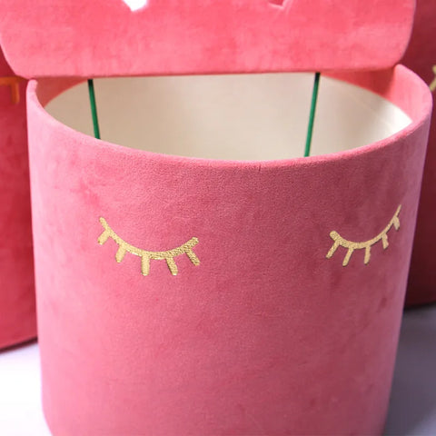 Velvet Hugging Bucket Flower Box Unicorn Split Waterproof Portable Flower Packaging for Household Products