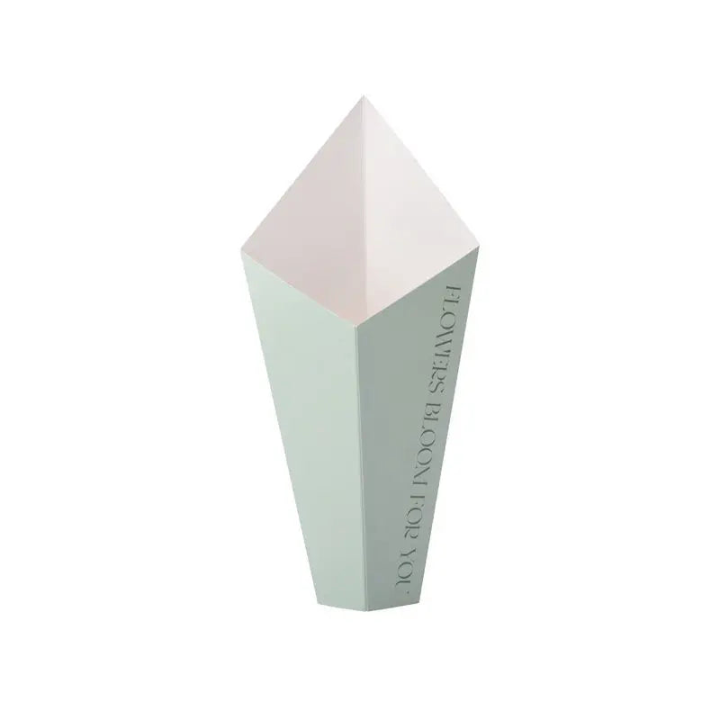 Embrace Pink Hexagon Box Handheld Flower Wrapping Paper for Floral Bouquets Floral Decorations Tube Florist Packaging Cone Shape