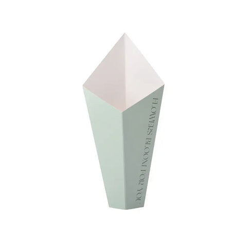 Embrace Pink Hexagon Box Handheld Flower Wrapping Paper for Floral Bouquets Floral Decorations Tube Florist Packaging Cone Shape