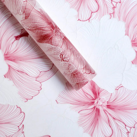 Paper Flower Vein Waterproof Korean style Flower Packaging Paper Mist Paper Flower Shop Bouquet Floral Packaging Paper