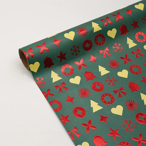 Recyclable Floral Specialty Christmas Tissue Paper Gift Wrapping Paper DIY Bouquet Wrap for Christmas Eve Gifts