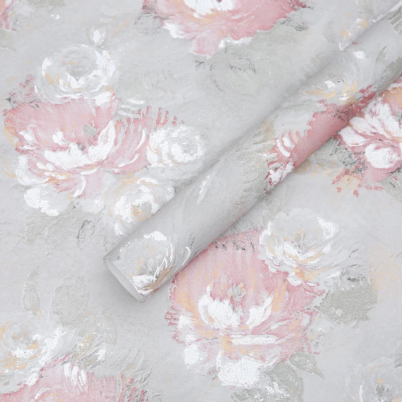 Dream Series Floral Art Paper Wrapping Oil Painting Dream Series Flower Shop Gift PE Coating Material for Flower Packaging