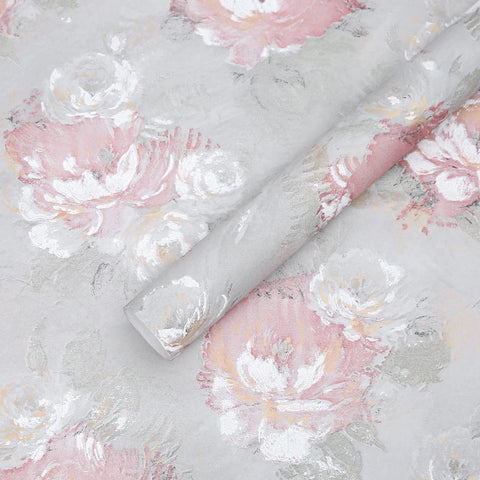 Dream Series Floral Art Paper Wrapping Oil Painting Dream Series Flower Shop Gift PE Coating Material for Flower Packaging