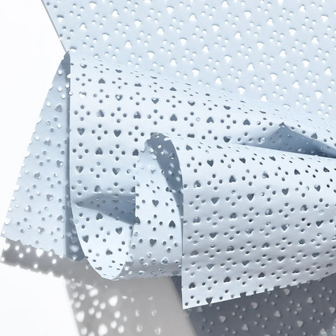 Love Hole Single-Sided Coated Fenghua Paper Waterproof Thickened Paper for Hollow Flower Bouquet Packaging