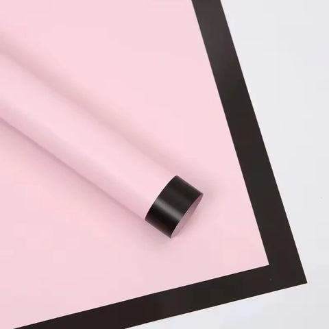 Cynthia Eurasian Paper Waterproof Flower Material Gold Color Edge Border Packaging Paper Bouquet with Coating