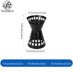 Christmas Design Plastic Container Flower Holder with Drainage Hole for Garden Use-Durable Modern Minimalist
