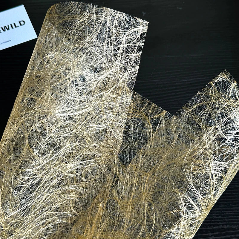 Wholesale Single Side PE Coating Raffia Grass Inner Lining Material for Fresh Flower Bouquet Packaging