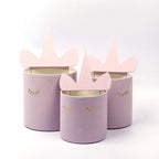 Velvet Hugging Bucket Flower Box Unicorn Split Waterproof Portable Flower Packaging for Household Products