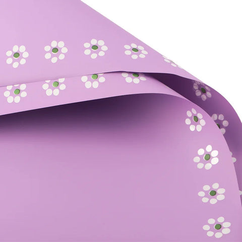 New Small Flower Ouya Paper Eco-Friendly Water-proof Coated Single Side Recyclable Solid Color Bouquet