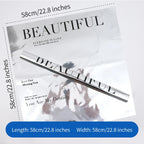 Valentine's Day Waterproof PE Coated Plastic Wrapping Paper 58*58cm for Bouquet Flower Gift Packaging