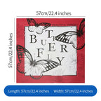 Dreamy Butterfly Waterproof Recyclable Double Sided Wrapping Paper Crafting Flower Bouquets Stickers Floral Art Materials