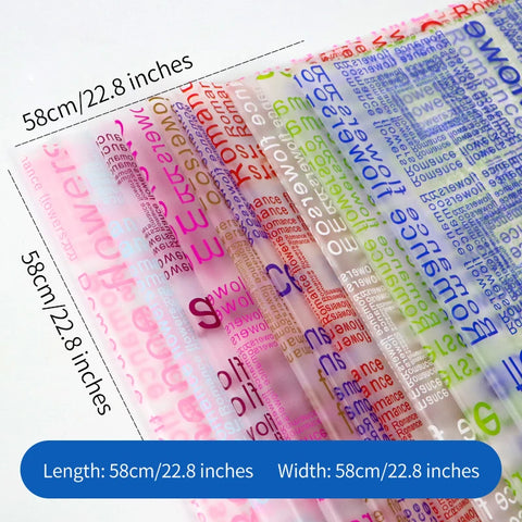 Virgin Pulp Super Soft Waterproof Flower Wrapping Paper PVC Coated Bouquet and Gift Wrapping Paper