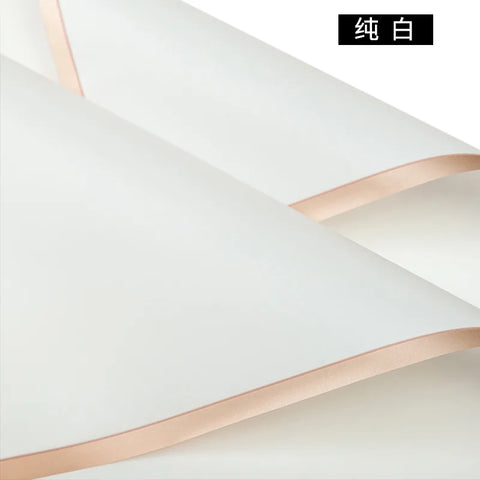 Taixi Brand Gold-edged PE Coated Double-Sided Recyclable Parchment Paper Gravure Compatible Valentine's Day Waterproof Flower