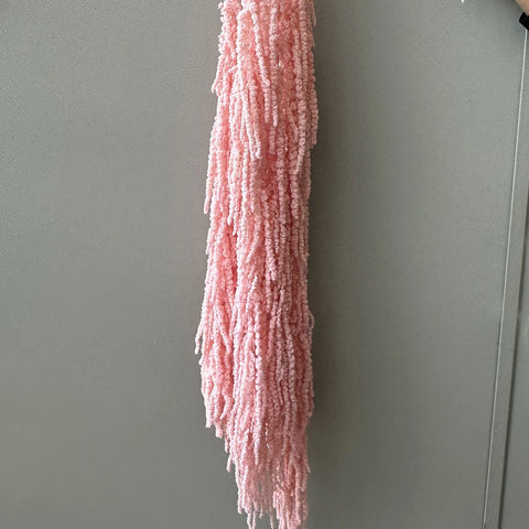 Preserved DIY Tassel Dried Decoration Flower Wall Backdrop White Artificial Flower Table Runners for Wedding Decor