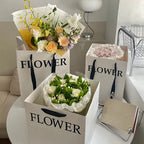 Flower Tote Bag Packaging Paper Bag Internet Famous square Hugging Bag Large Gift Bouquet Handbag