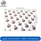 Personalized Custom Printed Eco-Friendly Wrapping Paper Roll Funny Reindeer Man Pattern Christmas Gift Wrap for Holiday Party