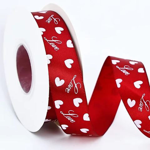 Valentine's Day Christmas Wedding Heart Mesh Glitter Polyester Ribbon Biodegradable Floral Gift Bouquet Wrapping Paper