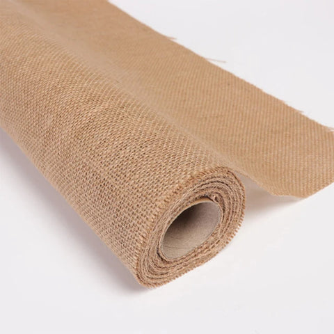 Wholesale 50cm*3m Linen Fabric Roll Rose Bouquet Flower Wrapping Paper Elegant Gift Packaging Paper