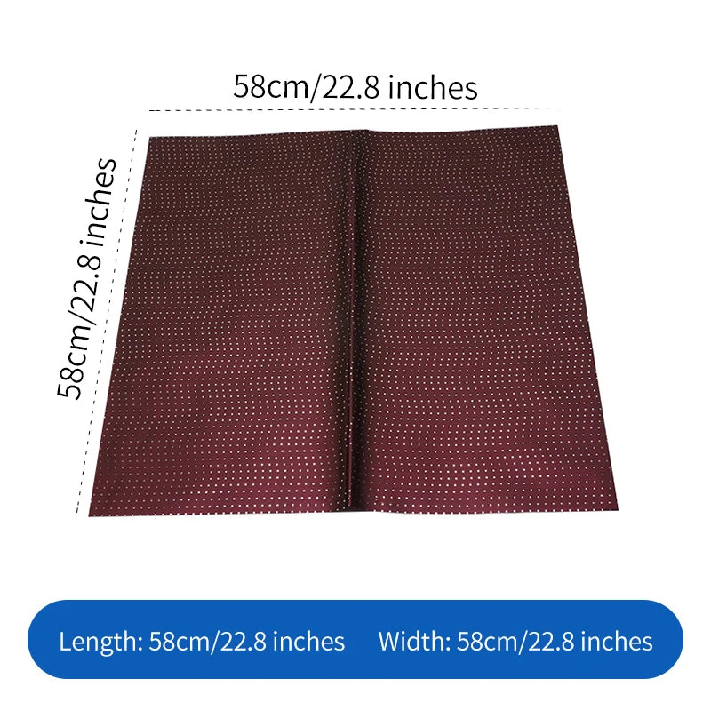 High-End Aluminum Plated Round Dot Thickened Wrapping Paper Small Waterproof Flower Design Single Side Coating