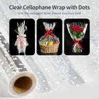 Plush Toy Doll Storage Transparent Gift Bag Dust and Moisture-Proof with Single Side Coating Plastic Gift Bag