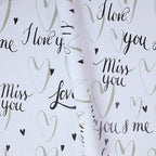 Waterproof Floral Heart in Love Bouquet Packaging Paper Single Side Coated Flower Art Paper