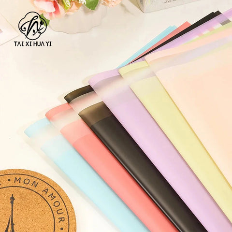 Flower Bouquet Packaging Paper Single-Sided Coated Wrapping Paper for Flower Shops
