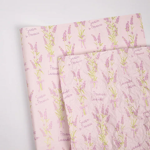 Wholesale Waterproof Art Paper Single Side Coated Surface for Flower Bouquet Knot Wrapping Beautiful Floral Design