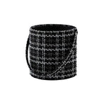 Luxury Handmade Rigid Fabric Flower Hug Bucket Portable Gift Box for Rose Bouquet Packaging Wedding & Valentine's Day Wholesale