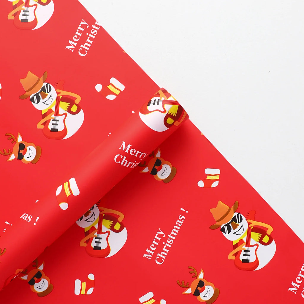 Eco-friendly Wrapping Paper Cotton Pulp Single-sided Coated for Christmas Bouquets Gift Wrapping Paper