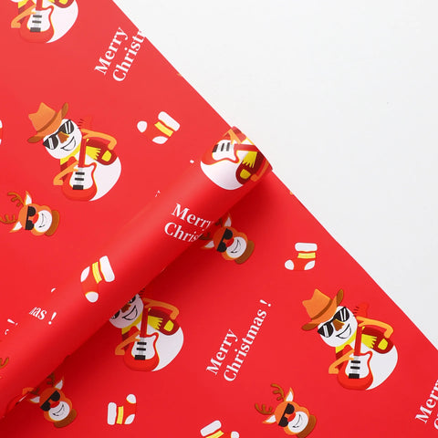 Eco-friendly Wrapping Paper Cotton Pulp Single-sided Coated for Christmas Bouquets Gift Wrapping Paper