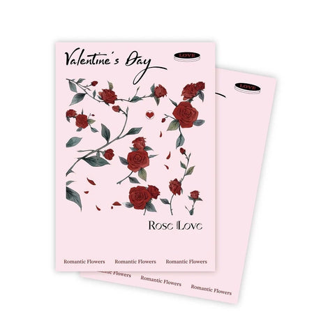 Valentine's Day Waterproof Flower Wrapping Paper Bouquet Packaging Material with Double Sided PE Coating