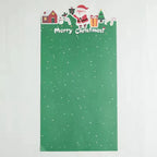Christmas Floral and Snowman-themed Gift Wrapping Paper PE Coated 'Christmas Eve' for Apple Bouquet Wrap