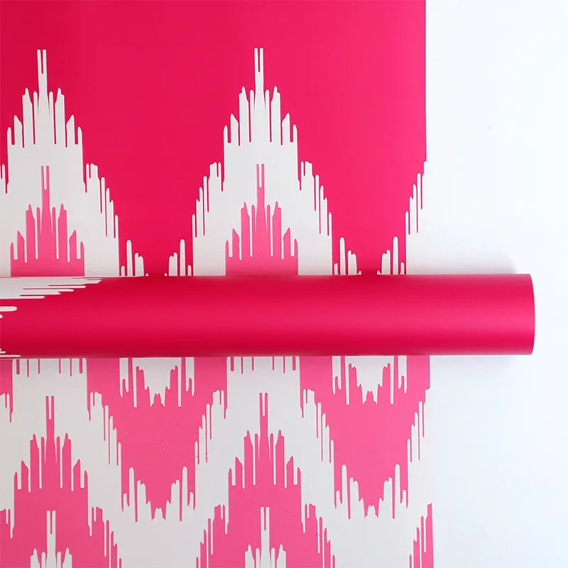 Snow Mountain Flower DIY Handmade Gift Paper Coated Bouquet Packaging Paper Single Stripe