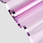 Gold Fluorescent Jelly Film Flower Bouquet Packaging Paper Waterproof with Single Side Coating