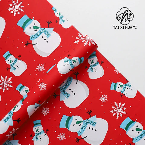 Eco-friendly Wrapping Paper Cotton Pulp Single-sided Coated for Christmas Bouquets Gift Wrapping Paper